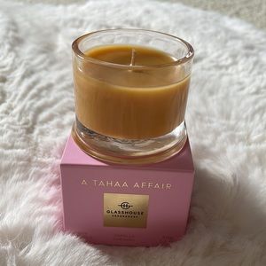 Glasshouse fragrances A TAHAA AFFAIR VANILLA CARAMEL Soy Candle MINI
